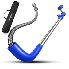 toilet snake 6 feet - toilet auger for heavy toilet blockages - No damage t...