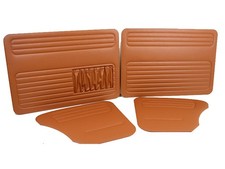Türverkleidungen Türpappen door panel Tobaco Braun f. VW Käfer Beetle 1200 58-64