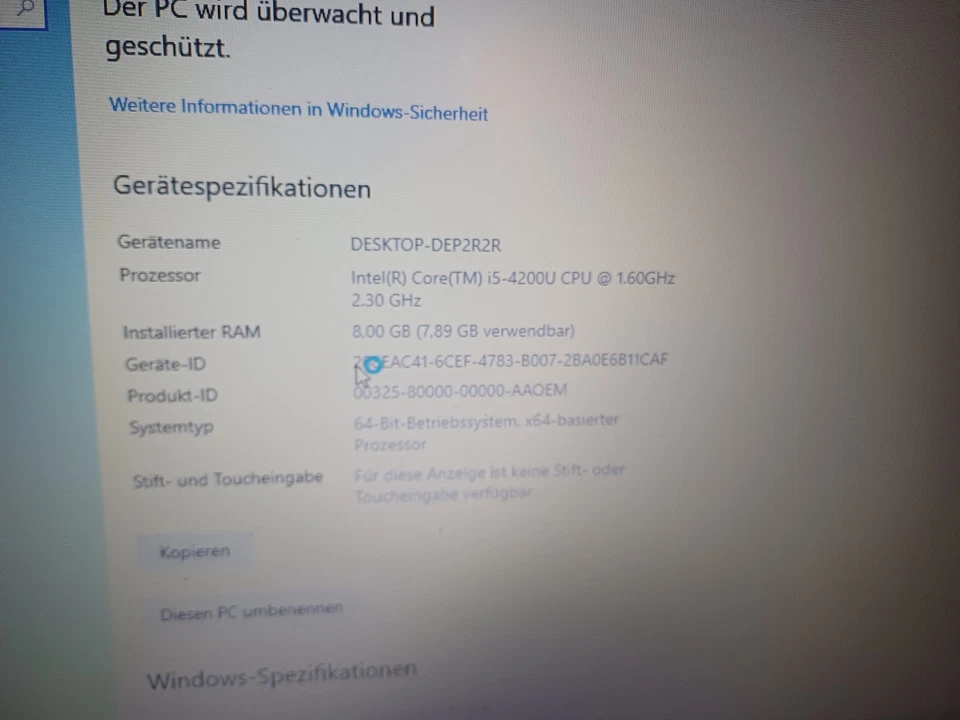 Notebook Asus  550L, ,Intel i5, 1000 GB HHD 8 GB RAM Windows 10 - Bild 2 von 4