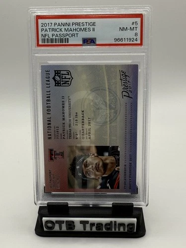 2017 Panini Prestige - Nfl Passport Patrick Mahomes II #5 (RC)