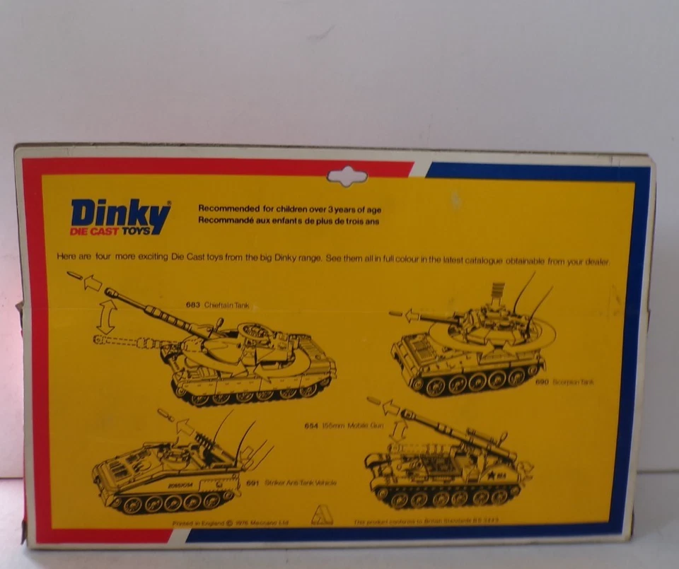 DINKY TOYS 668 FODEN ARMY TRUCK GREEN VERY NEAR MINT BOXED 1976 - Image 4 of 4