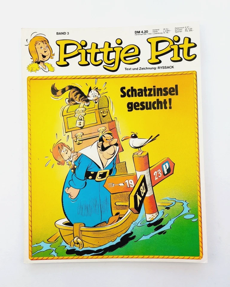 Rarität - Koralle Comic Album - Pittje Pit - Band 3 (1980) / Top Zustand / Z1 - Bild 1 von 4