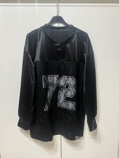 Maglia Donna Oversize Raso Pizzo Numero Neta Nuova