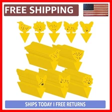 200  Yellow Fruit Fly Sticky Traps – Ultimate Gnat and Mosquito Catcher for I...