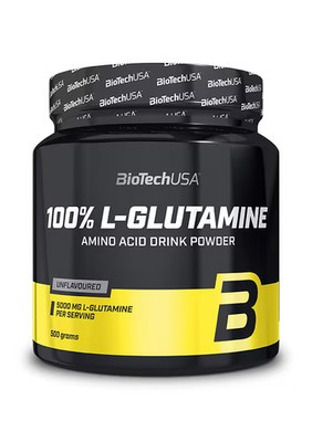 BioTech USA 100% L-Glutamine, 500 g Dose