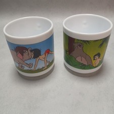 2x Alte Smarties Disney Dschungelbuch Tassen Arcopal France Sammlerstücke Rar