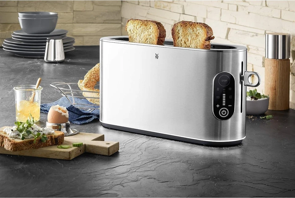WMF Lumero Toaster 2 Scheiben, Langschlitz mit Brötchenaufsatz, XXL, 10 Modis - Bild 2 von 4