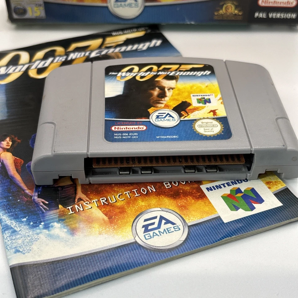 Nintendo 64 007 THE WORLD IS NOT ENOUGH- Complete with Box & Manual - Image 4 of 4