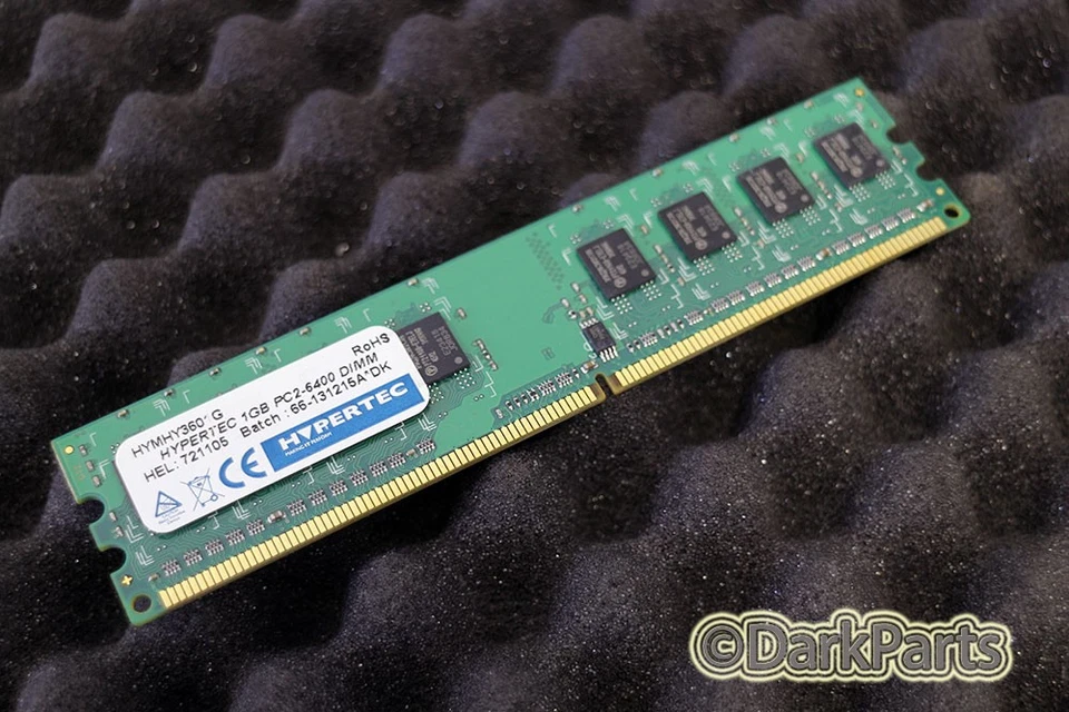 Memoria RAM Hypertec HYMHY3601G 1 GB PC2-6400 DIMM Foto 1 de 1
