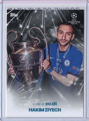 2020-21 Topps X Football Festival Steve Aoki HAKIM ZIYECH Chelsea