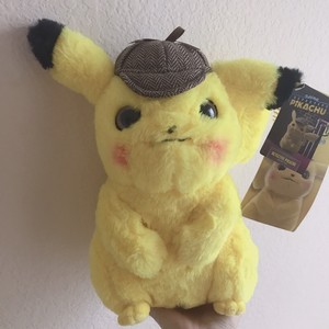 fluffy pikachu plush