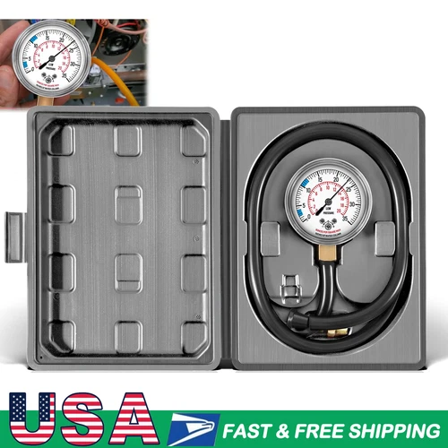 Natural Gas or LP Gas Manifold Pressure Test Kit 0-35" W.C., 1/4" NPT, 40" Hose