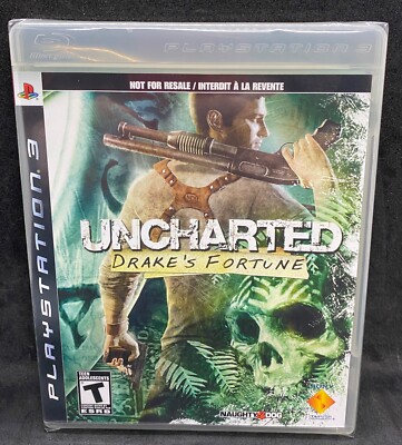 UNCHARTED Drake's Fortune NFR Sony PlayStation 3 Neu NTSC USA Neu Versiegelt