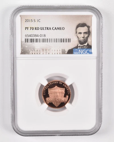 2015-S PF70 RD UCam Lincoln Cent Union Shield NGC Special Lbl