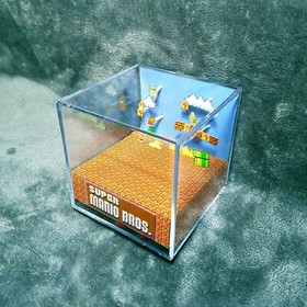 Super Mario Bros. 3D Cube Handmade Diorama - NES Classic - Fanart