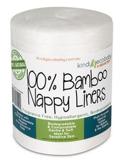 250 x Bamboo Flushable Nappy Liners/Inserts Nappy Cloth, Baby Diaper liners