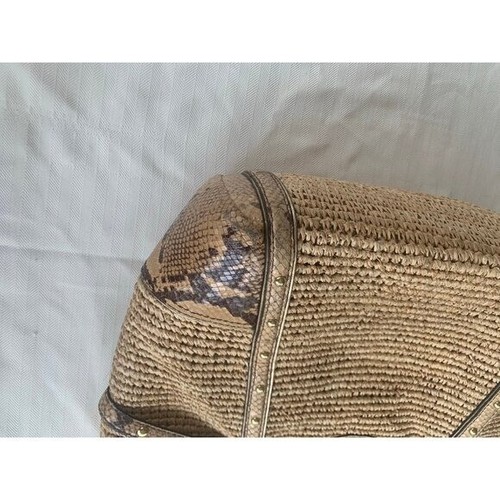 Coach Handtasche Geldbeutel Jute und Krokodilleder - Bild 8 von 11
