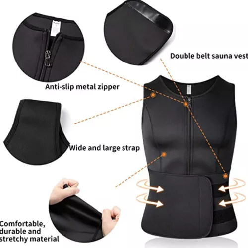 Fasce Dimagranti Fascia Di Esercizio Addome Uomo Waist TrainerS - Foto 7 di 21