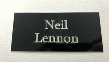 Neil Lennon Celtic FC - Plaque / plaque gravée 110x50mm pour souvenirs signés