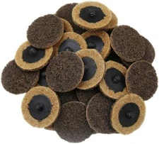 50PCS 2 inch Coarse Surface Conditioning Roll Lock Sanding Discs for Die Grinder