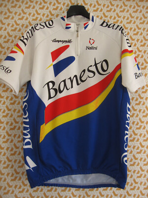 Vintage 90s Banesto Nalini Tracktop Cycling Jacket Miguel Indurain Tour De France 1996 Size 7(2XL) - Ireland