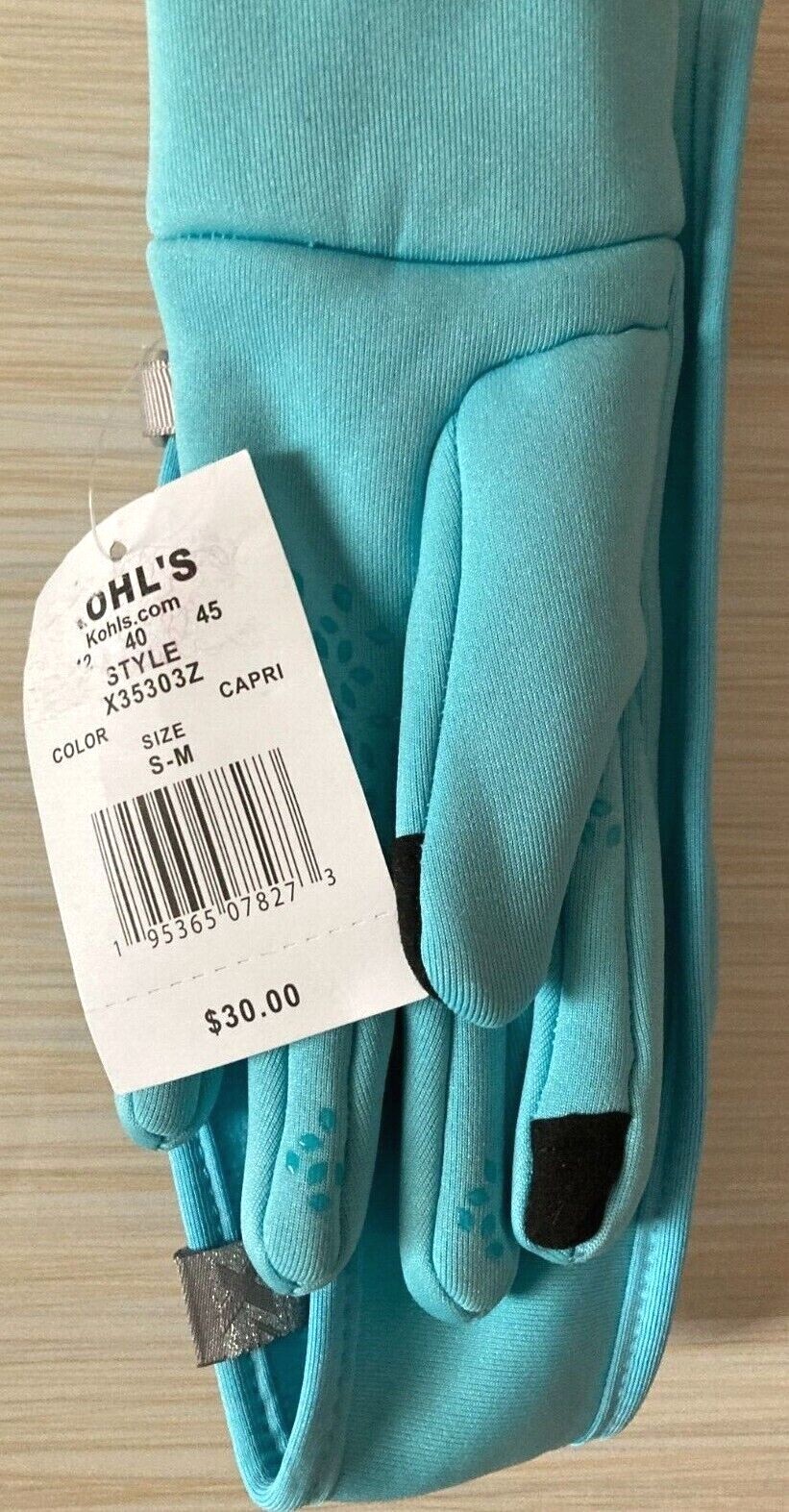 Girls ZeroXposur Blue Suzy Headband & Touchscreen Glove Set SM & ML