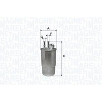 Magneti Marelli Kraftstofffilter Diesel Passend FüR Fiat Qubo Ford KA