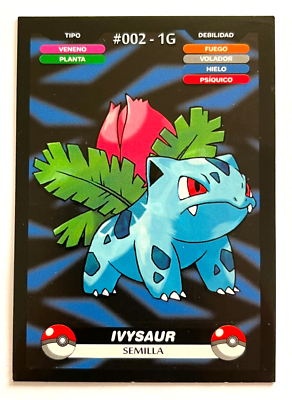 2025 POKEMON KANTO CREALASER TCG Card #002 IVYSAUR Peru Edition | eBay