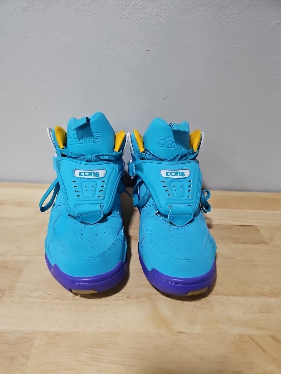 Converse Aero Jam Charlotte Hornets Shoes Mens Sz Blue Trainers Sneakers