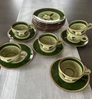 Vintage Stangl Pottery Trenton, NJ "Star Flower" Set of  Plates, Cups & Saucers
