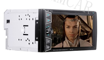 Touch Screen 6.2in Stereo Radio Car DVD CD Player 2 DIN Receiever AUX-IN In-Dash