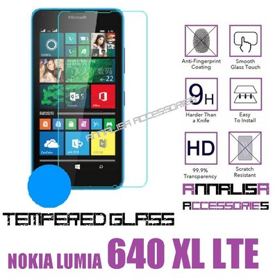TEMPERED GLASS FILM FOR MICROSOFT NOKIA LUMIA 640 XL and XL LTE 