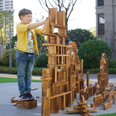Large Wooden Building Blocks Sets Wooden Construction Blocks