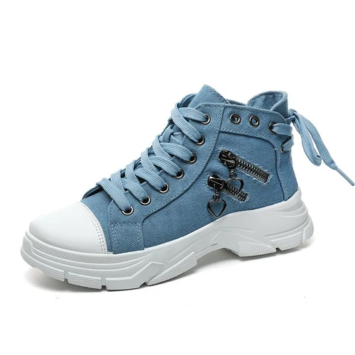 Damenschuhe Frühling Atmungsaktive Canvas Schuhe Freizeitschuhe Sport Schuhe - Bild 10 von 30