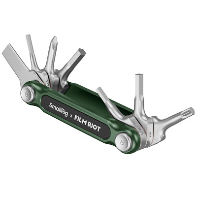 SmallRig 7-in-1 Tool Set, Multi-Angle, w/ Screwdrivers & Hex Wrenches Green