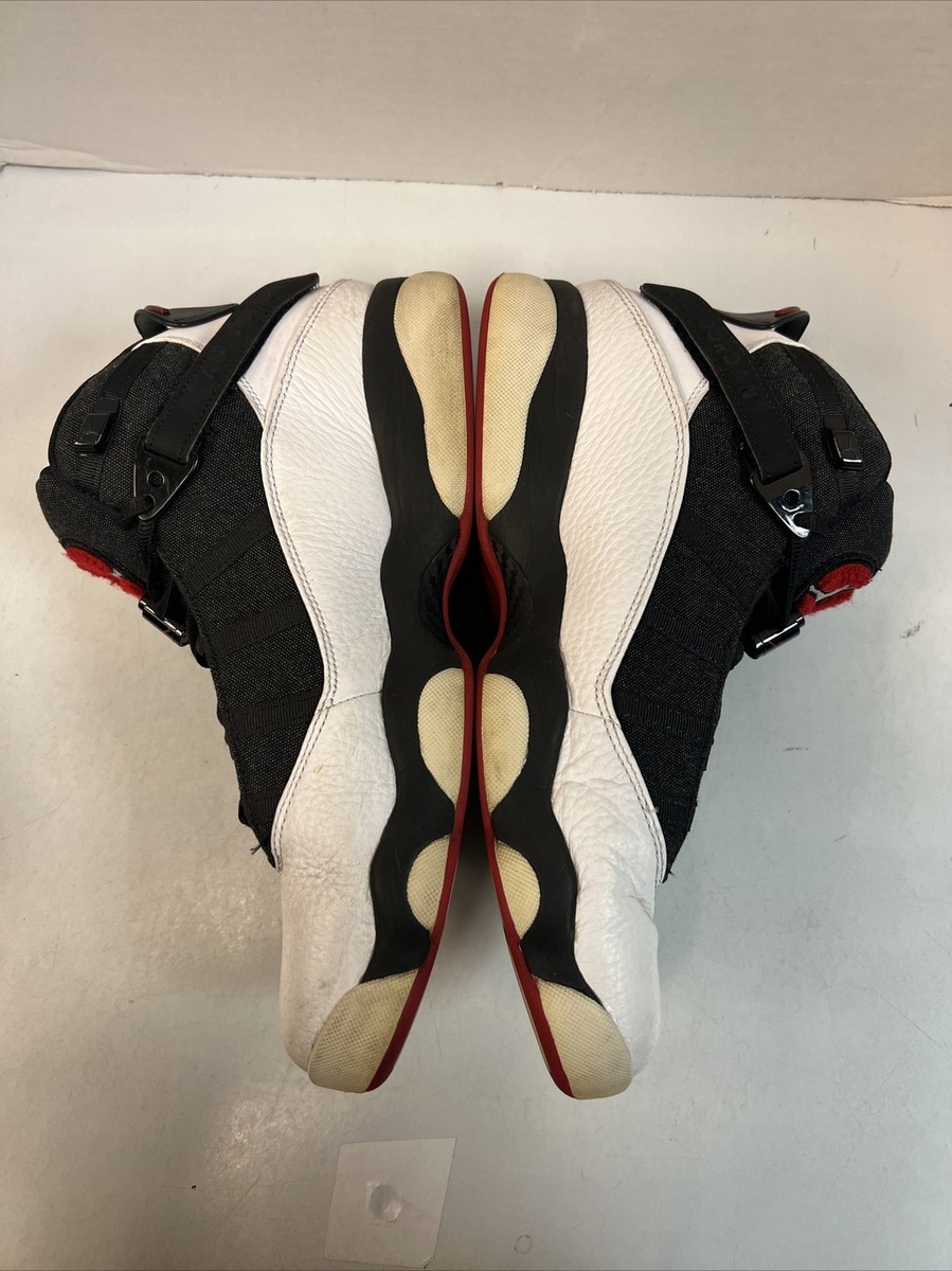 Jordan 6 Rings Black White Gym Red 2017 Size 11 Used 322992