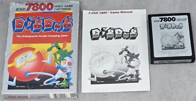 Dig Dug Atari 7800 Komplett Mit Anleitung PAL Arcade