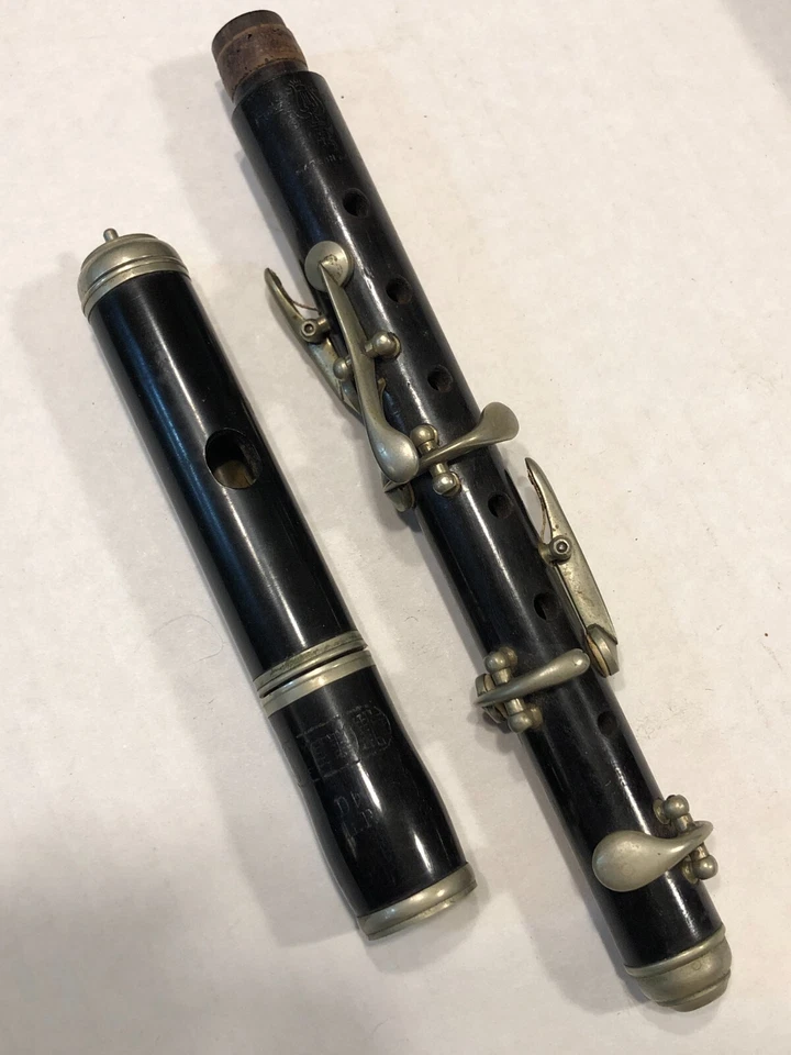 Instrumento firmado musical Superton negro plata madera alemana DB Piccolo 6 teclas Foto 4 de 4