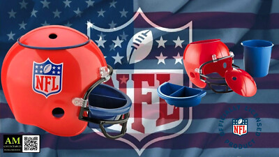 american football nfl snack helmet Gedalabels Blue | Snack Bowl | Popcorn Bucket | Chips | Bowl | Party | 4 Piece Set The helmet features the iconic Kansas City Chiefs logo Cincinnati Bengals Snack Helmet