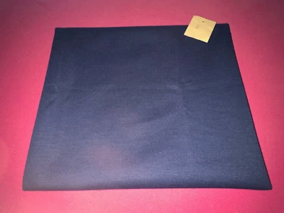 coupon tissu vintage jersey bleu marine larg 150 cm x H 100 cm réf B914 - Photo 1/4