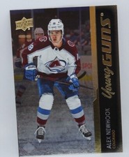 2021-22 UPPER DECK SERIES 2 #461 ALEX NEWHOOK YOUNG GUNS SILVER FOIL ROOKIE