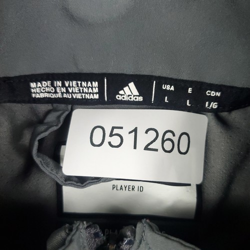 Adidas Jacket Mens Large Gray 1/2 Zip Pullover Windbreaker Short Sleeve - Picture 7 of 7