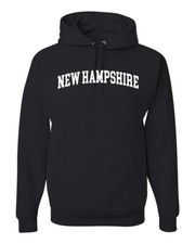 State of New Hampshire College Style White Fashion Unisex Hoodie Sweatshirt