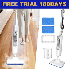 1500W Hot Steam Mop Cleaner Floor Carpet Window Washer Hand Steamer 2-speed NEW