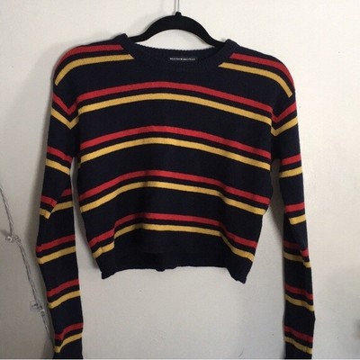 striped long sleeve sweater