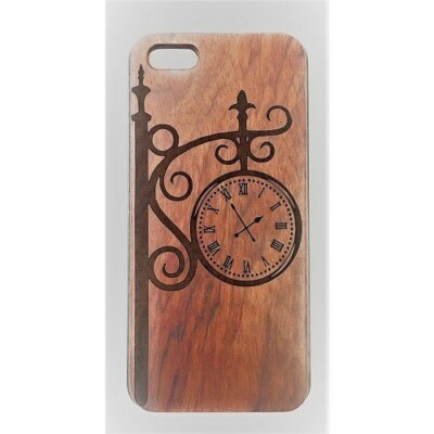Protective Case Natural Wood Engraved Phone Fitted Cover For iPhone 5 iPhone 5s
