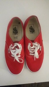 white vans with laces