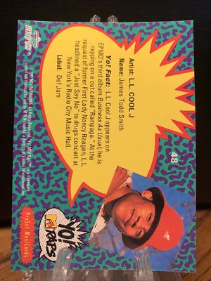 1991 Pro Set YO! MTV Raps # 48 LL COOL J | eBay