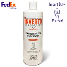 INVERTO paraben-free Brazilian Keratin Hair Treatment 1000ml Free Shipping!