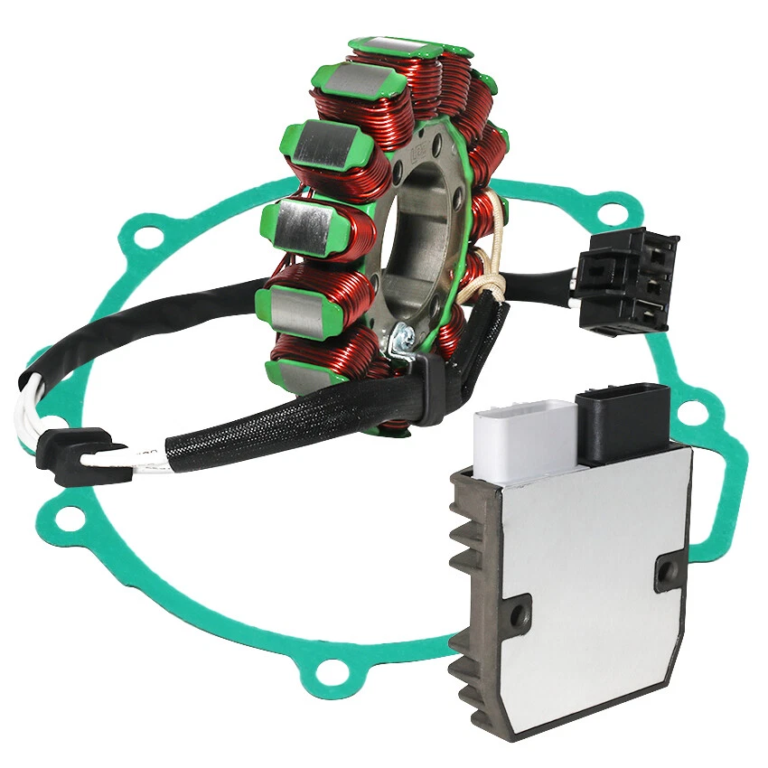 Estator + rectificador de voltaje + junta para Kawasaki Ninja ZX10R ZX-10R ZX1000 2006-2007 Foto 2 de 4
